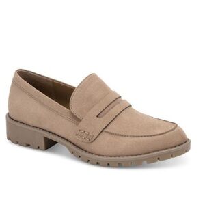 STYLE & COMPANY Womens Beige Penny Keeper Olivviaa Slip On Loafers Shoes…